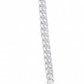 Sterling+Silver+55cm+Curb+Chain