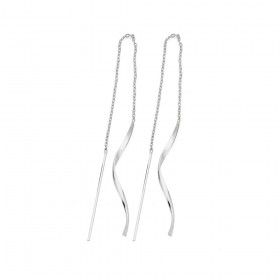 Sterling+Silver+Thread+Earrings