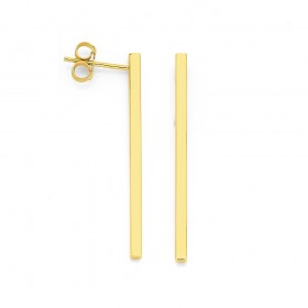 9ct-Bar-Studs on sale