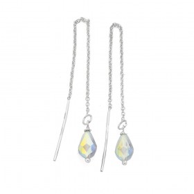 Sterling-Silver-Crystal-Thread-Earrings on sale