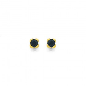 9ct+Sapphire+Studs