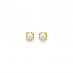 9ct-Freshwater-Pearl-Studs on sale