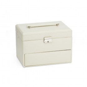 Cream-3-Tier-Leatherette-Jewellery-Box on sale