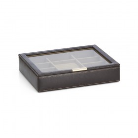 Brown-Leatherette-Flat-Jewellery-Box on sale