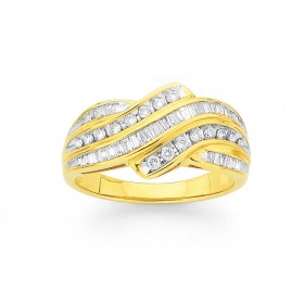 9ct-Diamond-Ring on sale