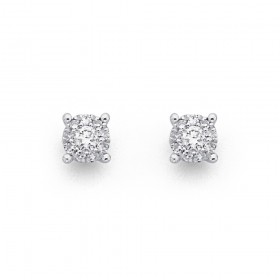 9ct-Diamond-Studs on sale