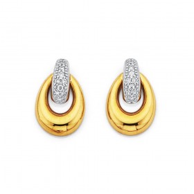 9ct-Diamond-Earrings on sale