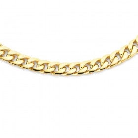 9ct+55cm+Heavy+Oval+Curb+Chain