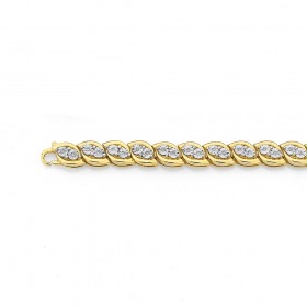 9ct-19cm-Diamond-Bracelet-Weight20ct on sale