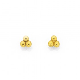 9ct+Bubble+Studs