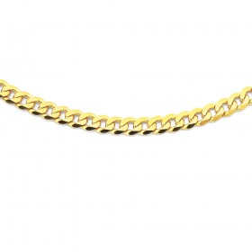 9ct-55cm-Bevel-Cuban-Link-Chain on sale