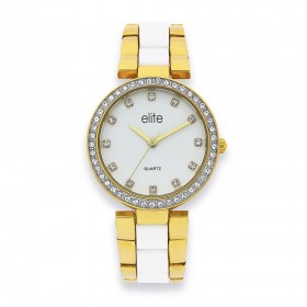 Elite-Ladies-Gold-Tone-Watch on sale