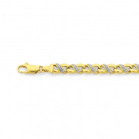 9ct-Infinity-Diamond-Bracelet on sale