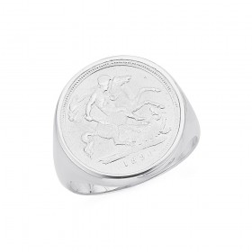 Sterling-Silver-20mm-Replica-Coin-Ring-Size-W on sale