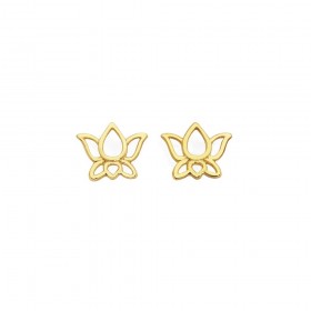 9ct-Lotus-Studs on sale