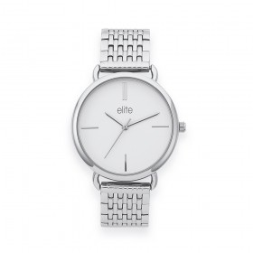 Elite-Ladies-Silver-Tone-Watch on sale