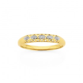 9ct+Diamond+Ring