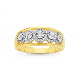 9ct%2C+Diamond+Cluster+Anniversary+Ring