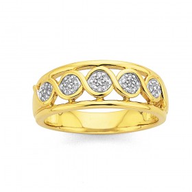 9ct-Diamond-Ring on sale