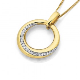 9ct-Gold-Diamond-Pendant-Total-Diamond-Weight20ct on sale