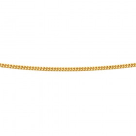 9ct-Gold-40cm-Solid-Curb-Chain on sale