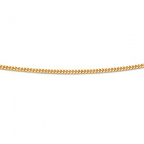 9ct-Gold-42cm-Solid-Curb-Chain on sale