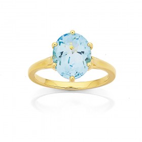 Eliza-9ct-Sky-Blue-Topaz-Cocktail-Ring on sale