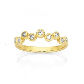 9ct%2C+Diamond+Bubble+Stacker+Ring