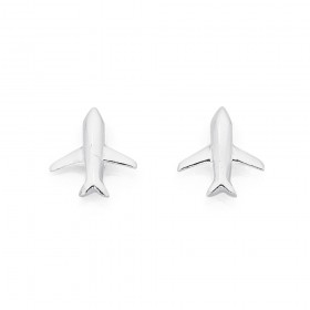 Sterling+Silver+Plane+Studs