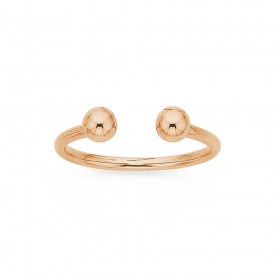 9ct+Rose+Gold+Orb+Ring