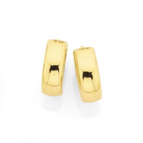9ct-14mm-Huggie-Earrings on sale