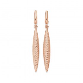 9ct-Rose-Gold-Drop-Earrings on sale