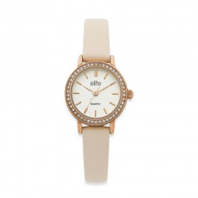 Elite-Ladies-Blush-Leather-Strap-Model-5080274 on sale