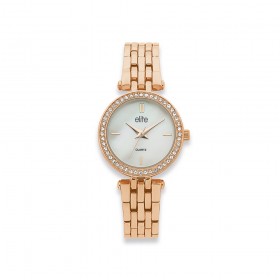 Elite-Ladies-Rose-Tone-Bracelet-Watch-Model5080277 on sale