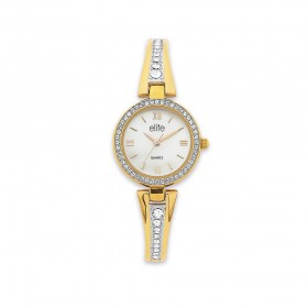 Elite-Ladies-Mother-of-Pearl-Bangle-Watch on sale