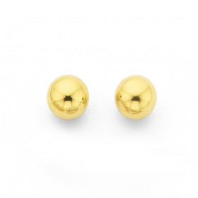 9ct+Ball+Studs