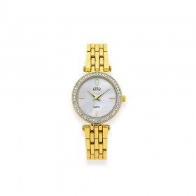 Elite-Ladies-Gold-Tone-Watch on sale