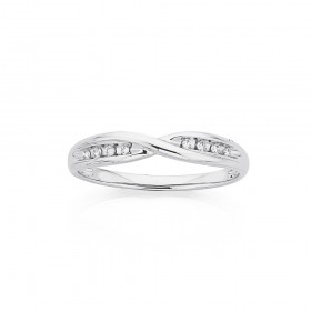 9ct-White-Gold-Diamond-Ring on sale