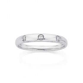 9ct-White-Gold-Diamond-Ring on sale