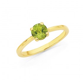 9ct-Peridot-Ring on sale