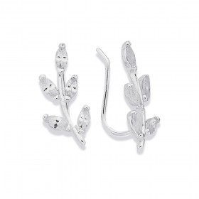 Sterling+Silver+CZ+Ear+Climber