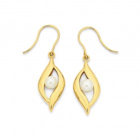 9ct+Freshwater+Pearl+Earrings