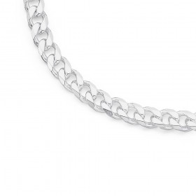 Sterling+Silver+55cm+Curb+Chain