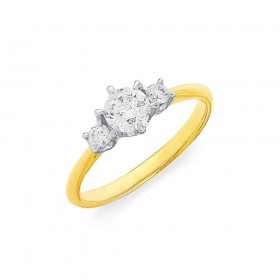 18ct+Diamond+Ring+Total+Diamond+Weight%3D.75ct