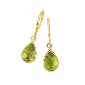 9ct-Peridot-Earrings on sale