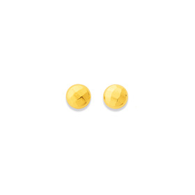 9ct-Diamond-Cut-Ball-Studs on sale