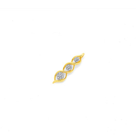 9ct-Diamond-Triple-Swirl-Pendant on sale
