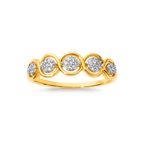 9ct-Diamond-Ring on sale