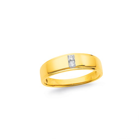 9ct-Diamond-Gents-Ring on sale