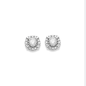 9ct-White-Gold-Diamond-Earrings-TDW15ct on sale